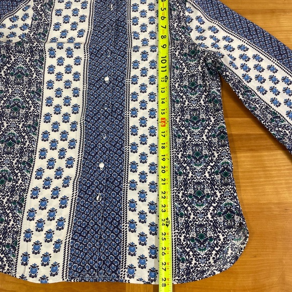 Boden wide sleeved relaxed Georgette blouse size 6 - Picture 9 of 11